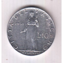 1951 10 Lire  Anno XIII Pio XII